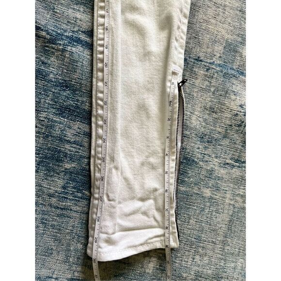 True Religion White Gwen Zippered Ankle Skinny Jeans Size W30 - Picture 8 of 8